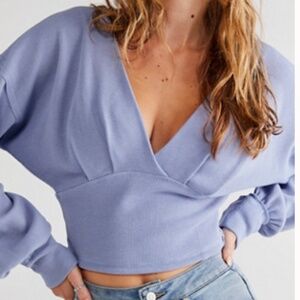 Free People, All Nighter Thermal Tee, XS